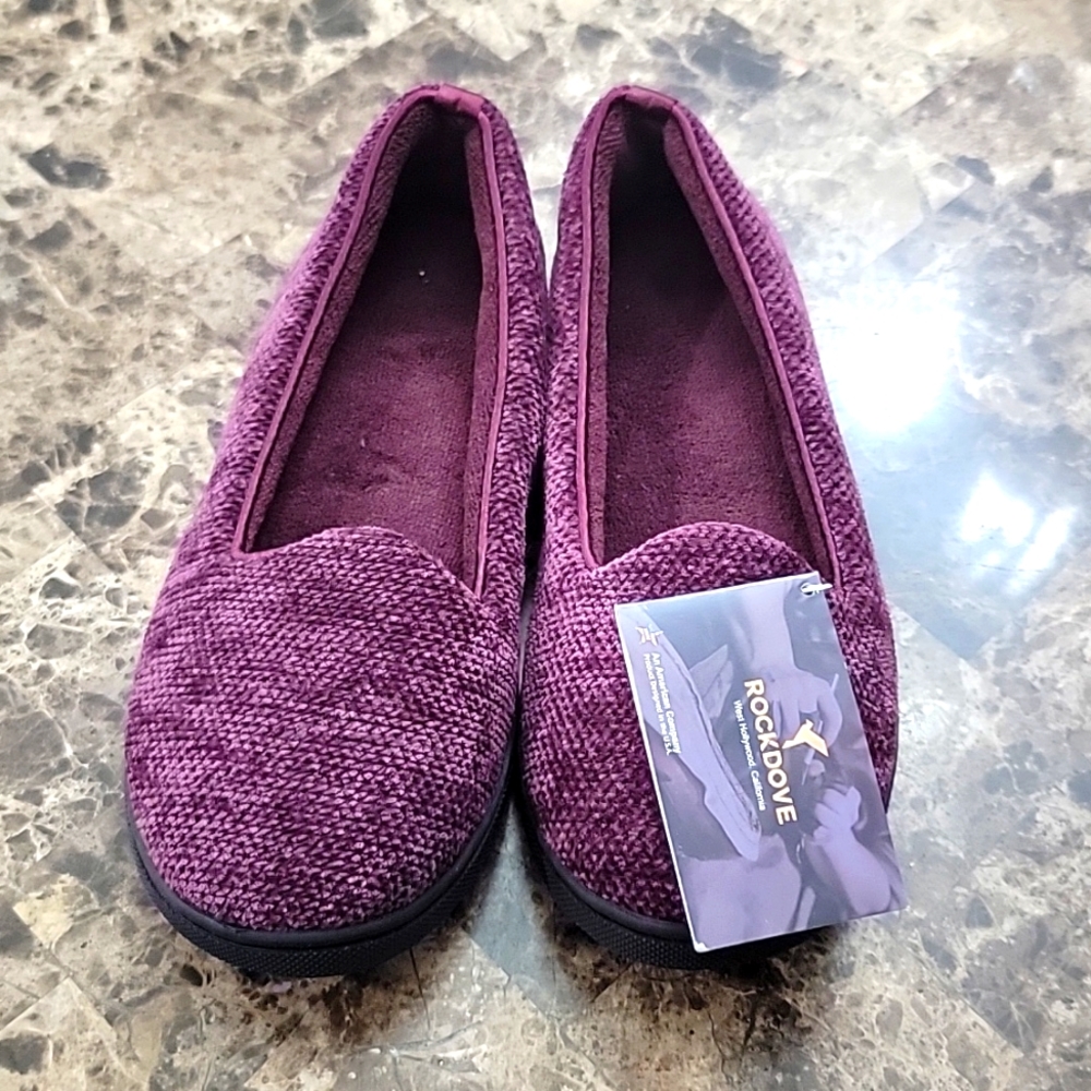 RockDove Women’s Purple Slip-On Slippers
